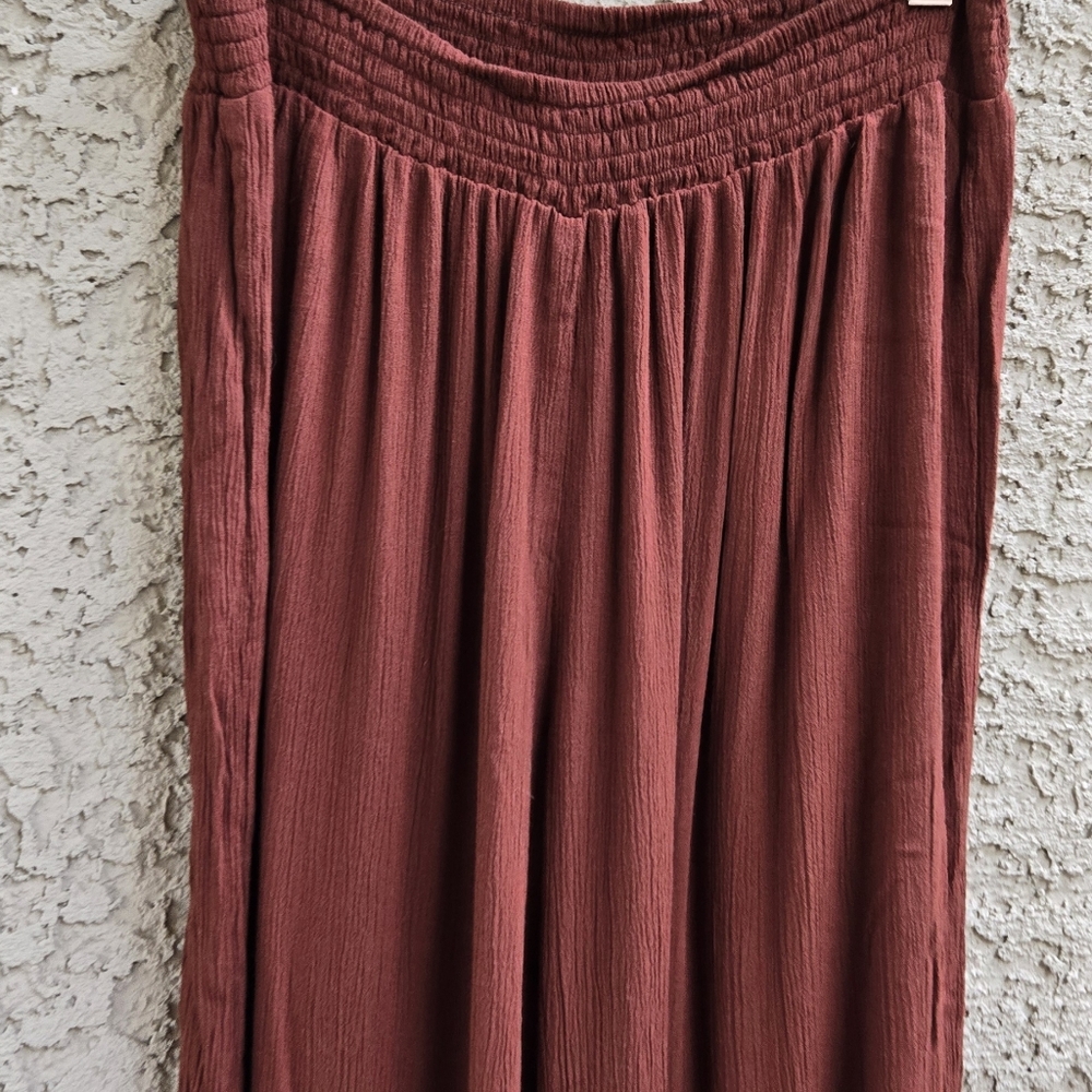 Weworewhat Brown Fringe Pants - Picture 3 of 9